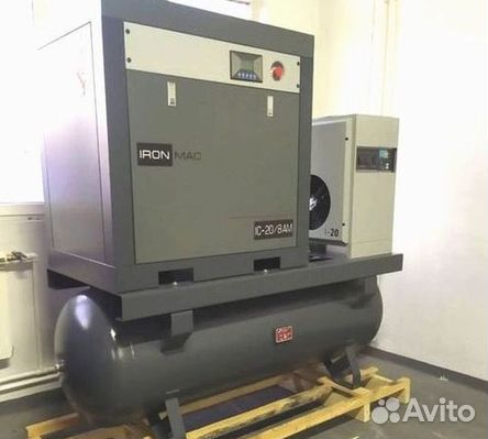 Винтовой компрессор ironmac IC 30/16 VX