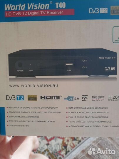 World vision t40 проигрователь