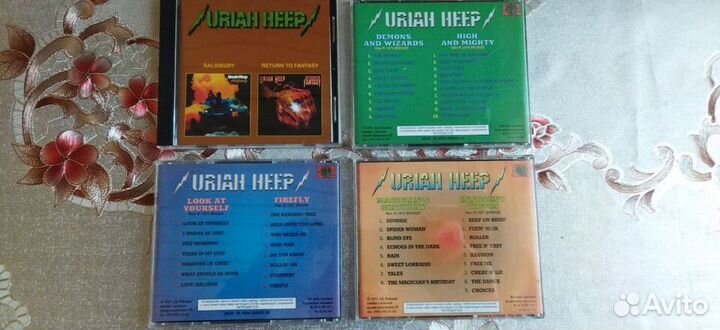 Uriah heep. cd диски лицензия