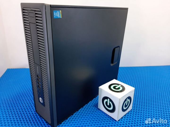Системный блок мини пк HP ProDesk 600G1 i3 8gb ssd