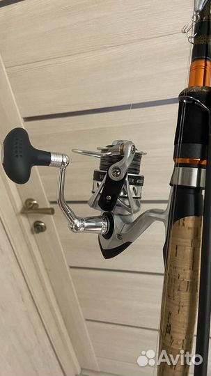 Ryobi спининг + катушка + 3-ех секционный чехол