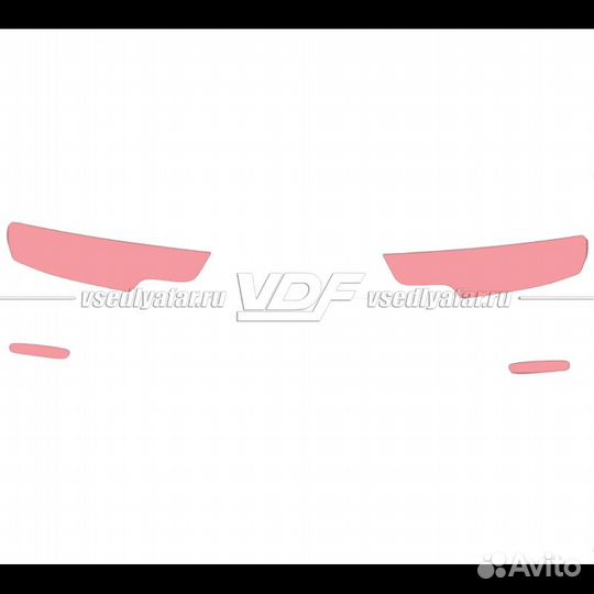 Плёнка для оклейки фар на автомобиле Dodge RAM TRX