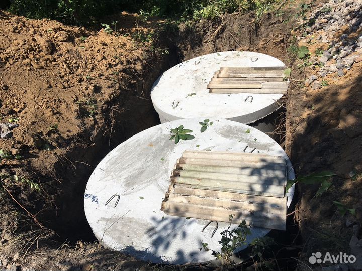 Сливная Яма под ключ за 1 день