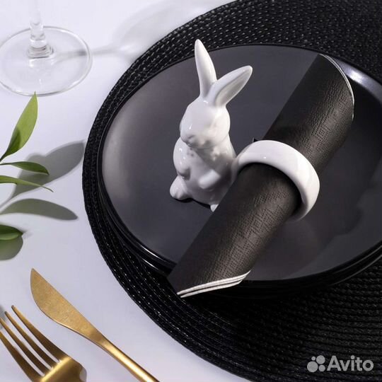 Кольца для салфеток кролики