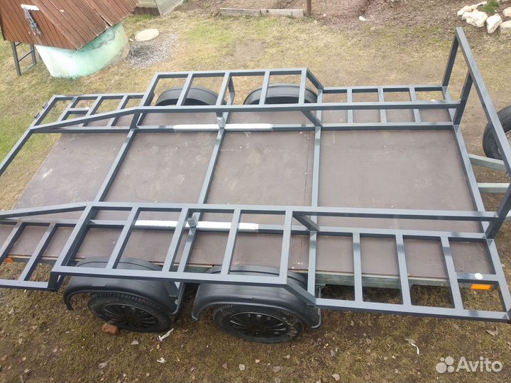 Платформа, прицеп для караката, трапы