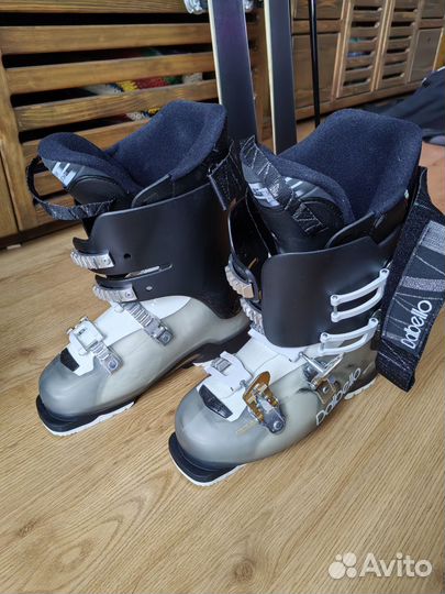 Комплект Горные лыжи, ботинки, шлем, очки, сумка