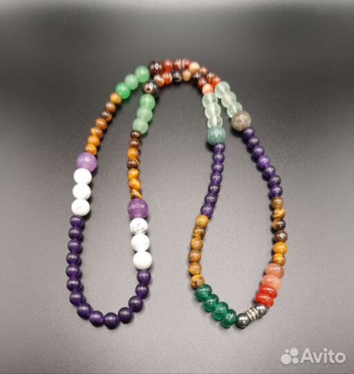 Бусы из натуральных камней