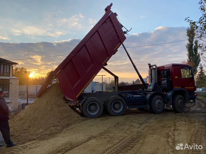 Песок щебень быстрая доставка из порта