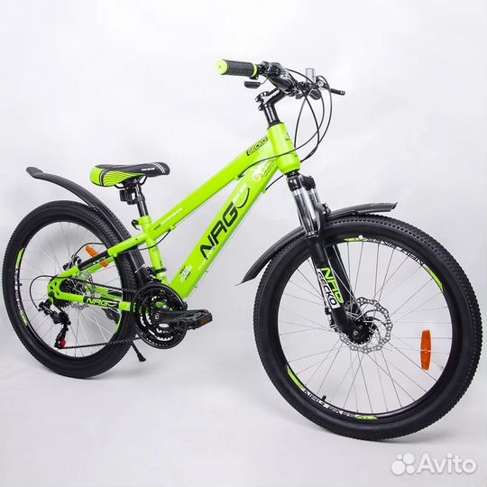 Новый велосипед NRG Gecko 24”(21ск, диск)
