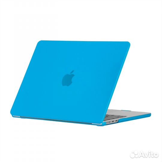 Чехол для MacBook Pro 13 2016-2022 матовый голубой