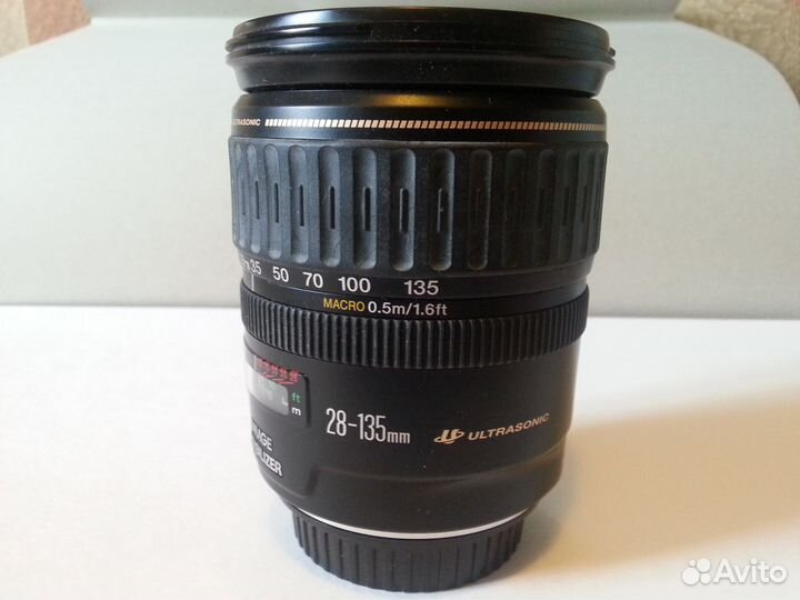 Canon EF 28-135mm f/3.5-5.6 IS бленда фильтр