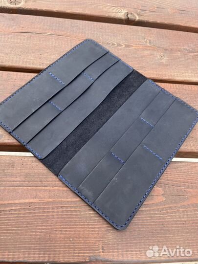 Портмане мужской кожаный ручной работы