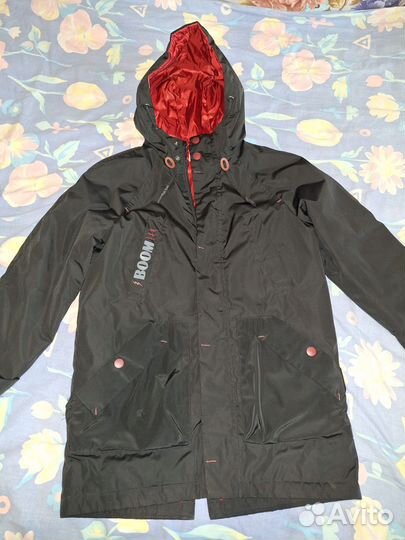 Куртка подростковая для мальчика удлиненная