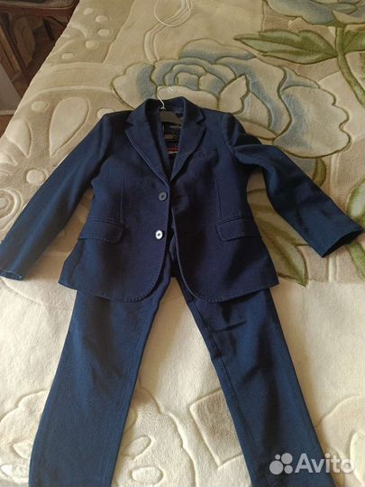 Школьный костюм для мальчика 134 синий