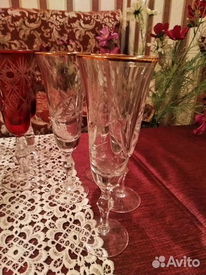 Бокалы фужеры шампанские