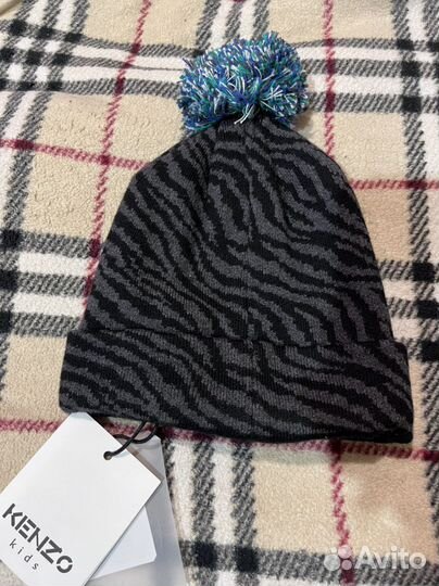 Детская шапка kenzo новая на 1 год