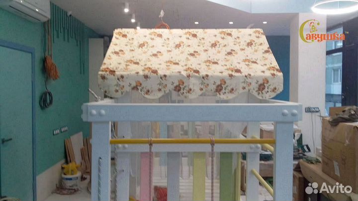 Игровой комплекс домик горка в квартиру