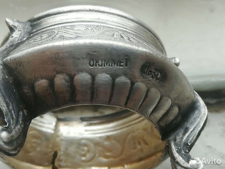 Солонка мельхиор СССР