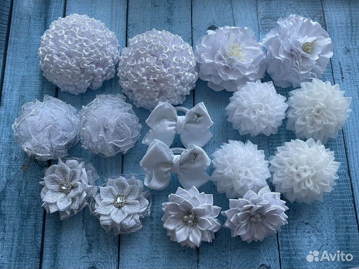 Бантики для волос ручной работы