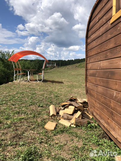 Баня на берегу реки