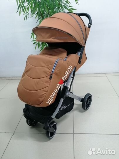 Новая коляска Luxmom T9 (амбровый)