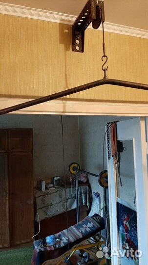 Тяга верхняя, тренажер