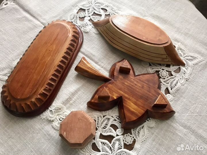 Сухарницы деревянные