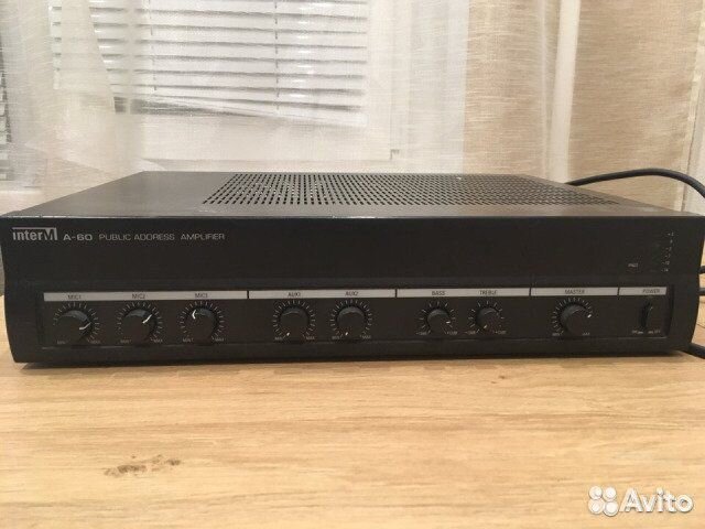 Трансляционный усилитель inter M A-60