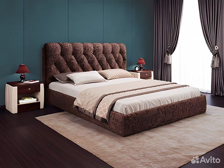 Кровать двуспальная империя люкс, Кристал 22/22С