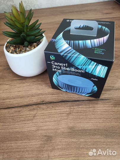 Умная колонка sberboom mini сбербум новая