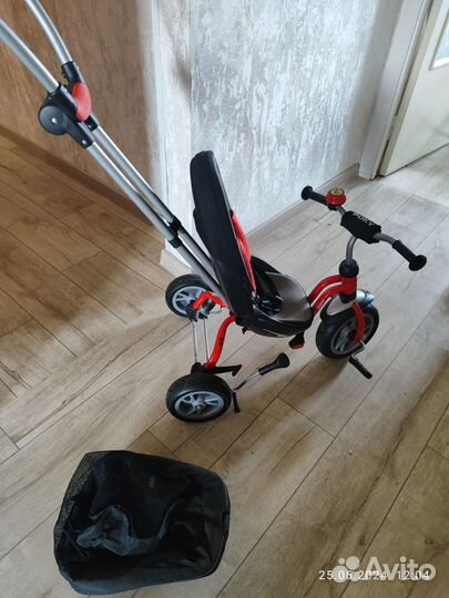 Трехколесный велосипед puky с ручкой