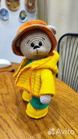 Медведь. Вязаные игрушки крючком