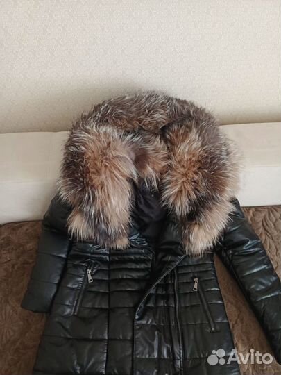 Пуховик пальто женское зимнее 48 размер