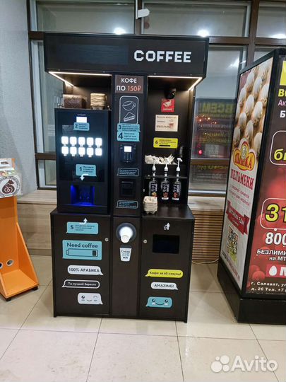 Кофейня самообслуживания б/у не франшиза