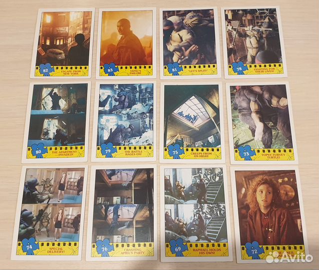 Черепашки ниндзя карточки