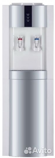 Кулер напольный SMixx 16 L-B/E белый с серебром