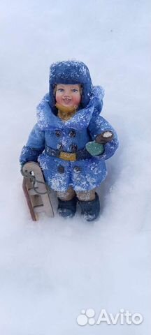 Ватные елочные игрушки