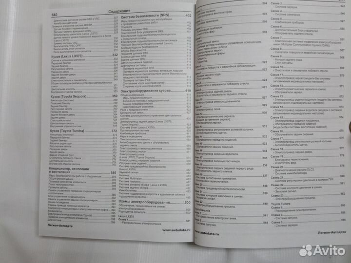 Книга Lexus LX570 Toyota Sequoia Tundra 3UR-fe