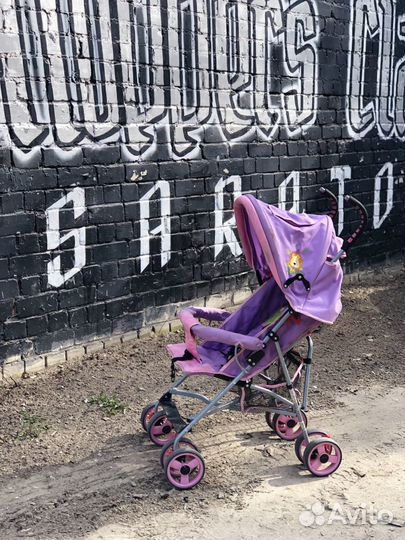 Прогулочная коляска трость бу