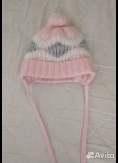 Шапка для девочки зимняя