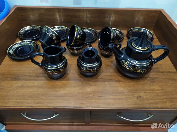 Винтаж: Кофейный сервиз. Болгария. Сервиз чайный