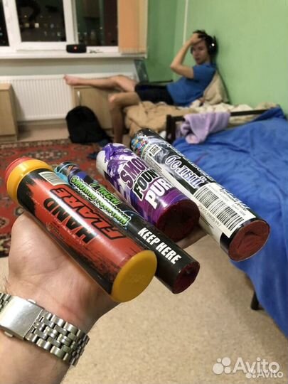 Цветной дым