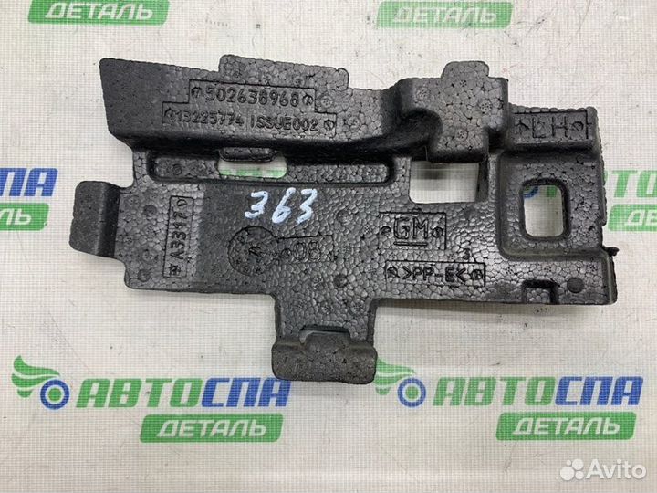 Абсорбер бампера передний левый Opel Astra H