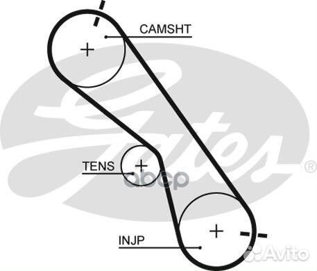 Ремень грм 5560XS Gates
