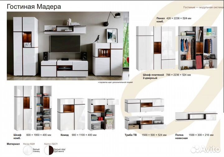 Стенка в гостиную