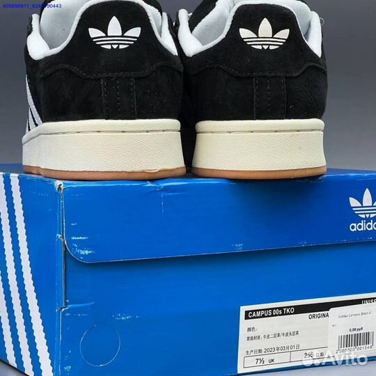 Кроссовки Adidas Campus 00 Black (Арт.60174)