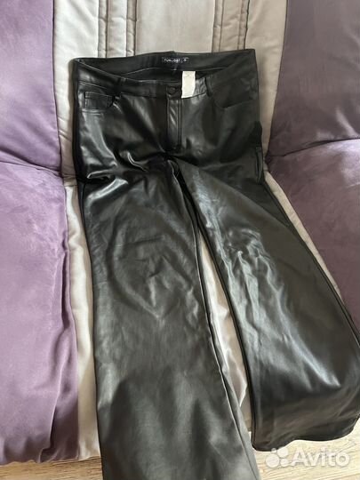 Брюки кожаные