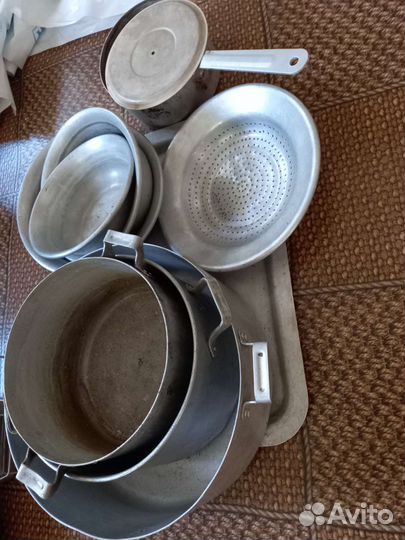 Кастрюля эмал алюм 45л ведра