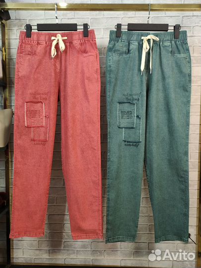 Летние женские брюки 48 50 52 54 56 58