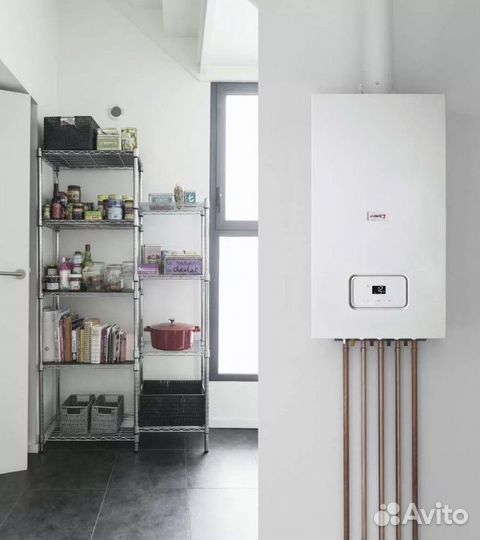Газовый котел настенный новый. от 10 до 100 кВт